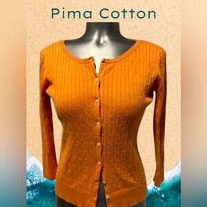 ✅💎Vintage Pima Cotton Lightweight  Cardigan